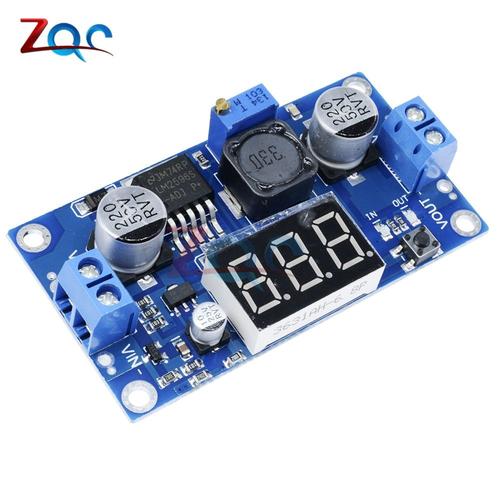 Voltmètre à affichage numérique LM2596 LM2596S, Module convertisseur d'alimentation réglable Buck pour Arduino