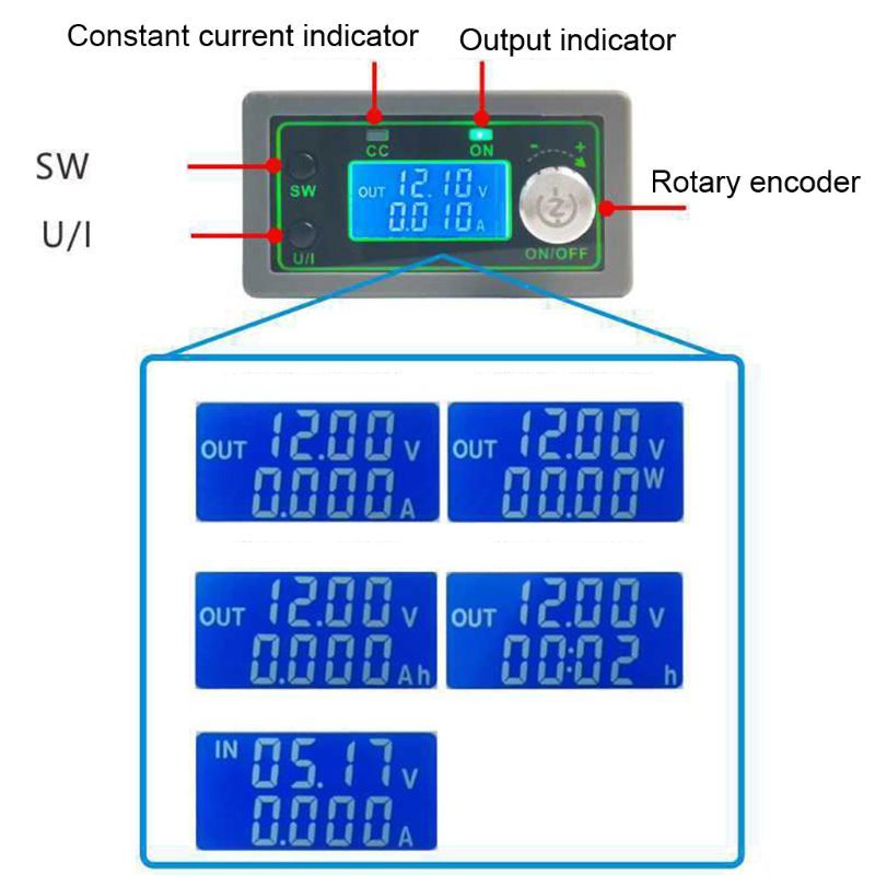 Module d'alimentation lectrique 50V 20a 1000W, tension cons... - 4