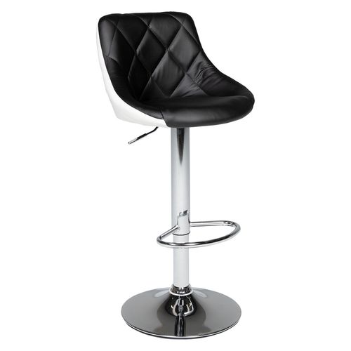Tabouret De Bar Noir Et Blanc Jasper