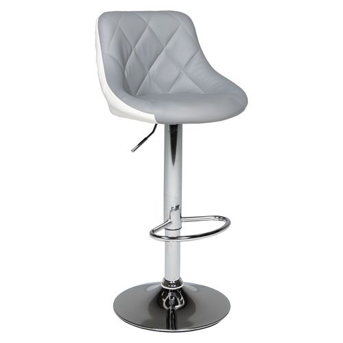 Tabouret De Bar Gris Et Blanc Jasper