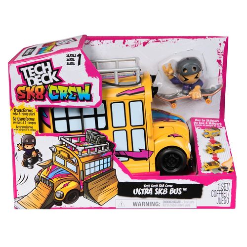 Tech Deck Playset Camion Sk8 Crew Teck Deck