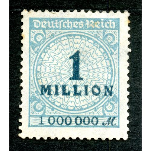 Timbre Oblitéré Deutsches Reich 1 Million