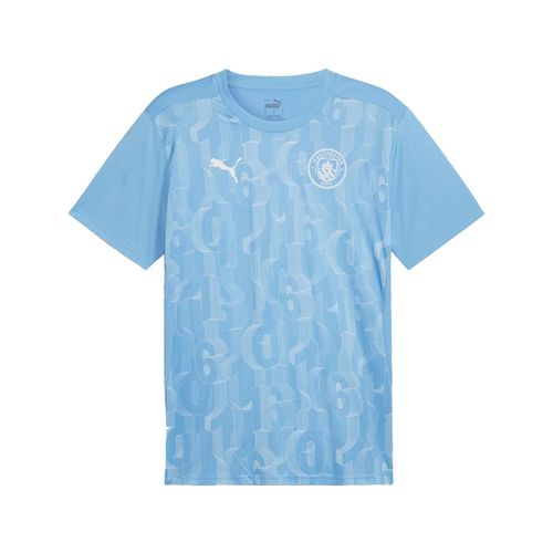 Maillot De Football Puma Mcfc Prem Ss Jsy Bleu Ciel