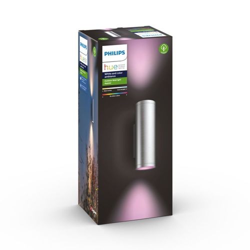 Luminaire Extérieur Philips Philips Hue Appear Hue Wall Lantern Inox