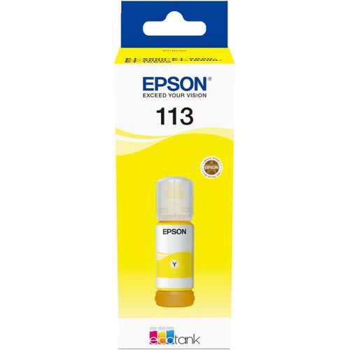 Epson EcoTank 113 - 70 ml - jaune - original - recharge d'encre - pour EcoTank ET-16150, 16650, 5150, 5170, 5800, 5850, 5880; EcoTank Pro ET-16680, 5150, 5170