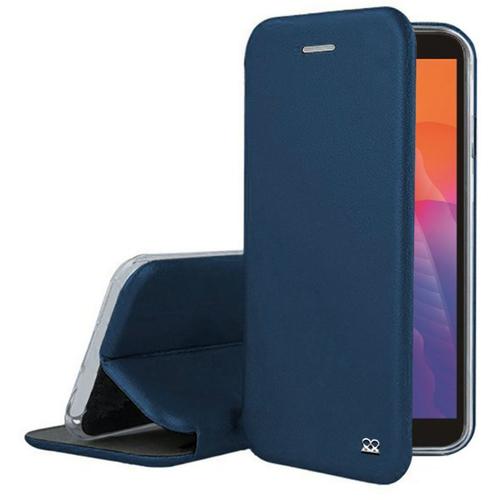 Etui Ibroz Huawei Y5p Cuir Bleu