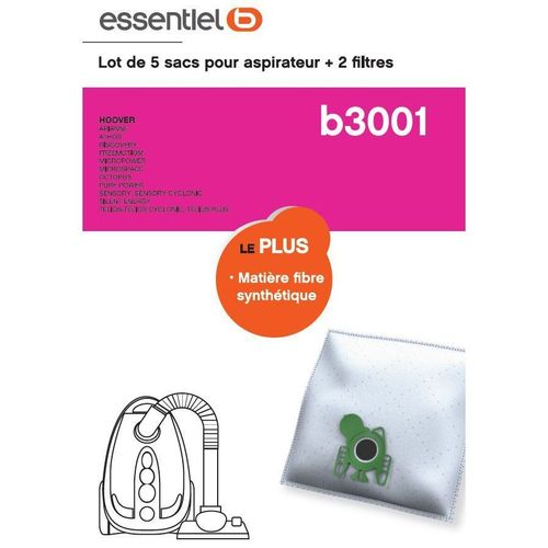 Sac aspirateur Essentielb B3001