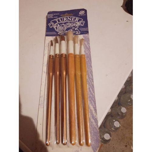 Pinceaux Vintage De Coloriage De Qualité Neuf