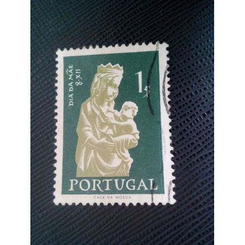 Timbre Portugal Yt 835 Marie Avec L'enfant 1956 ( 040805 )