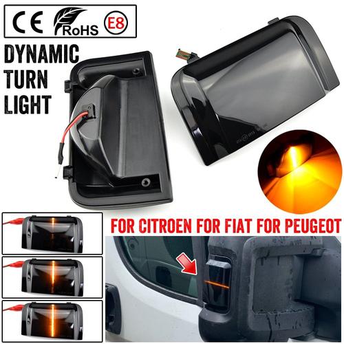 2x Rétroviseur De Voiture Professionnels Pour Fiat Ducato Citroen Jumper Truck Box, Phare Pour Peugeot Boxer, Coque Fumée Ha33