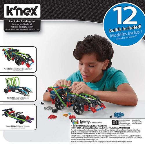 Knex 15214 Cars Rad Rides-12 in 1 Building Set Construction Toy Multicolour