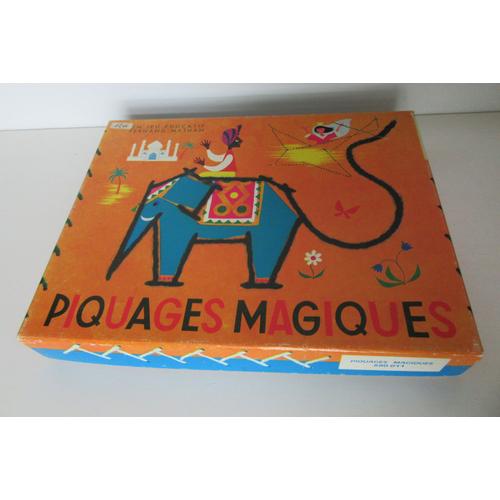 Jeu Éducatif Ancien Piquages Magiques