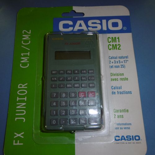 CALCULATRICE CASIO FX JUNIOR CM1/CM2