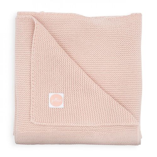 Couverture Bébé Tricot 75x100 Cm Pale Pink - Jollein