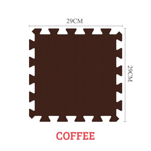 Ensemble De Coussinets De Sol En Mousse À Emboîtement Pour Enfants,Polymère Oligfoam,Multi-Couleurs,Puzzle Pour Bébé Jouant,Carrelage De Maison,18 Pièces - Type Coffee-24 Pieces