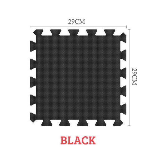 Ensemble De Coussinets De Sol En Mousse À Emboîtement Pour Enfants,Polymère Oligfoam,Multi-Couleurs,Puzzle Pour Bébé Jouant,Carrelage De Maison,18 Pièces - Type Black-24 Pieces