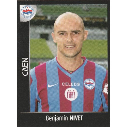 N° 71 - Stickers Image Panini - Foot 2008 - Benjamin Nivet - Sm Caen