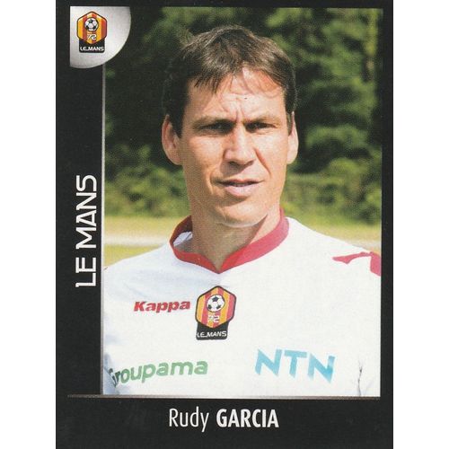 N° 82 - Stickers Image Panini - Foot 2008 - Rudy Garcia - Le Mans