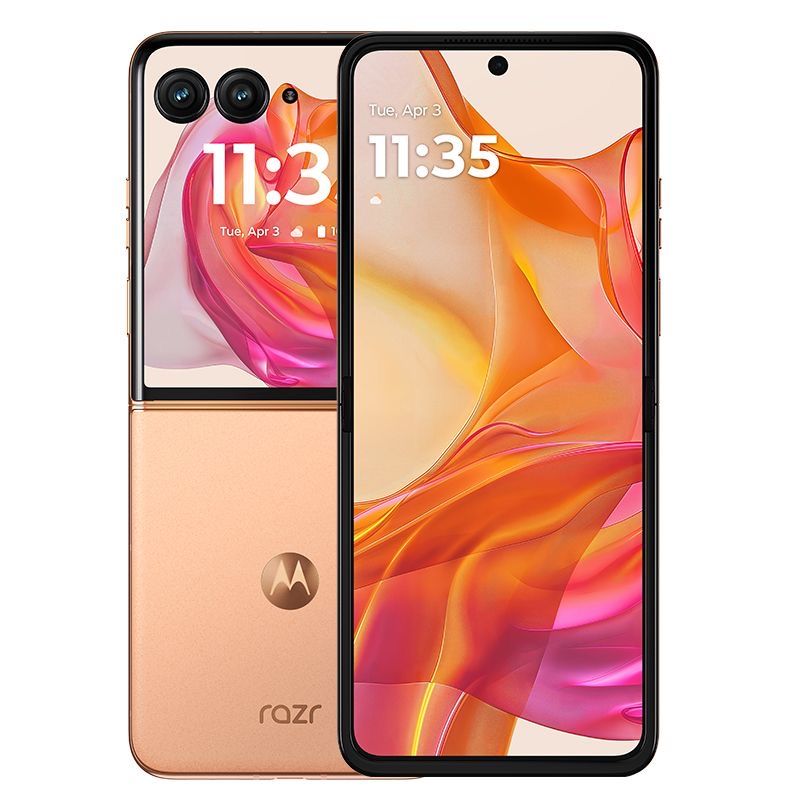 Motorola Razr 50 Ultra 5G Dual-SIM 256 Go Peach Fuzz | Rakuten