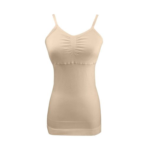 Sh-0015-Camisole De Haute Qualité Pour Femmes,Bretelles Réglables,Sans Couture,Confortable,Contrôle Lisse,Col Rond
