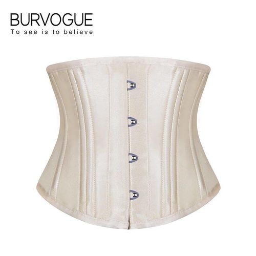 Burvogue-Corset Spoant Le Corps Vintage,24 Corsets En Acier Désossé,Torse Court,Taille Formateur,Ceinture Ronde,Mince,Ventre Plat,Serre-Taille