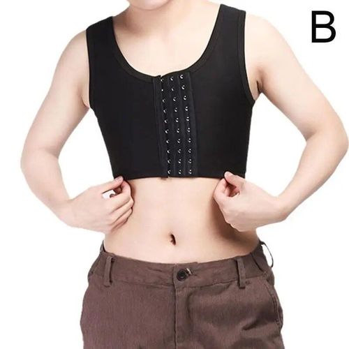 Confortable Shapers Binder Flatten Y-Breast Chest Binder,Transexual Glacomboy,Lesbian Bra Undershirt,Casual Short Chest S-4xl