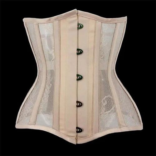Burvogue-Corset D'entraînement À La Taille Fine,Bustiers Et Corsets Minces En Profondeur,Maille Tunicontrol,Modelage Du Corps,Cincher Désossé En Acier 14,Été