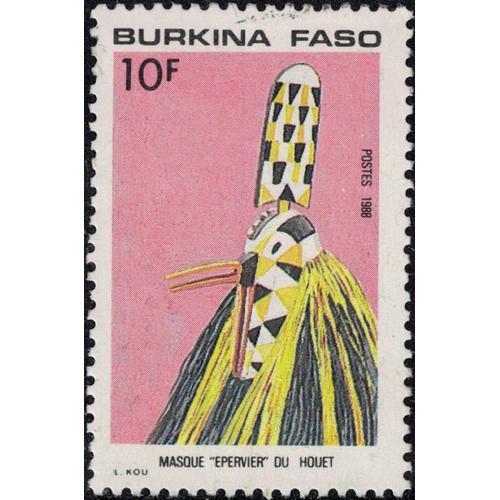 Burkina Faso 1988 Oblitéré Used Masque Epervier Du Houet Su
