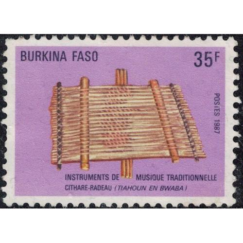 Burkina Faso 1987 Oblitéré Used Instruments De Musique Traditionnelle Cithare Radeau Su