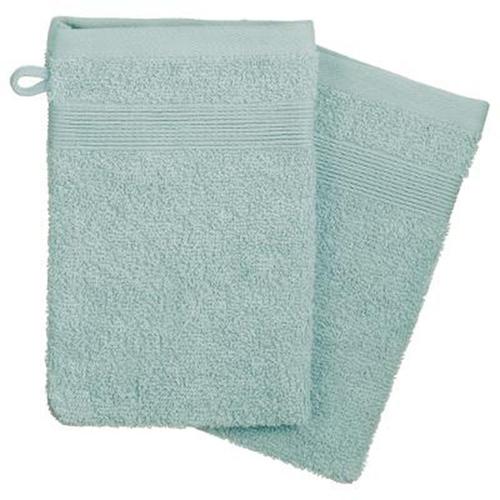 Lot De 2 Gants De Toilette "Confort" 15x21cm Givre