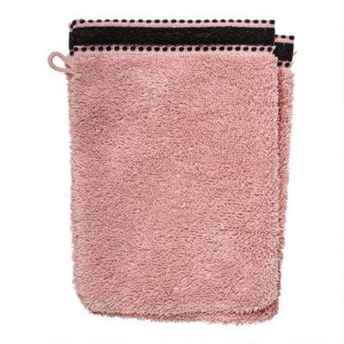 Lot De 2 Gants De Toilette "Joia" 15x21cm Rose