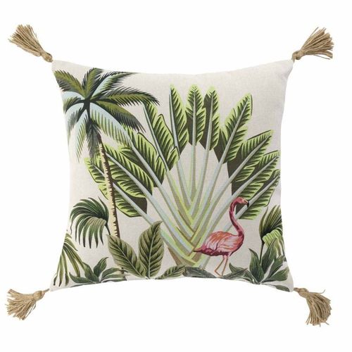 Housse De Coussin Déco "Cruzabel" 40x40cm Vert