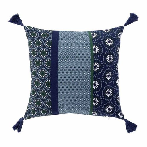 Housse De Coussin Déco "Catalaya" 40x40cm Bleu
