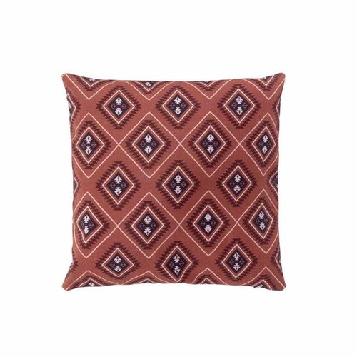 Housse De Coussin "Neo Berbère" 40x40cm Rouge