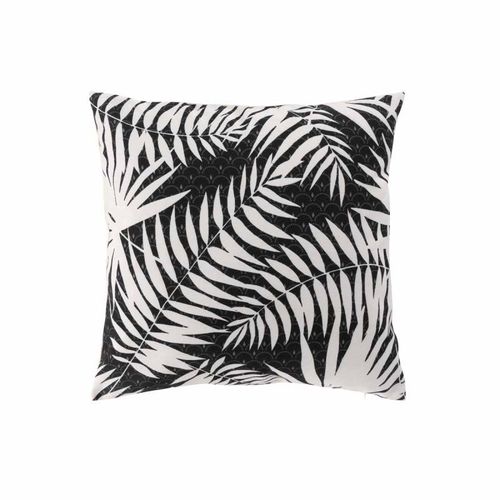 Housse De Coussin Déco "Millefeuilles" 40x40cm Noir