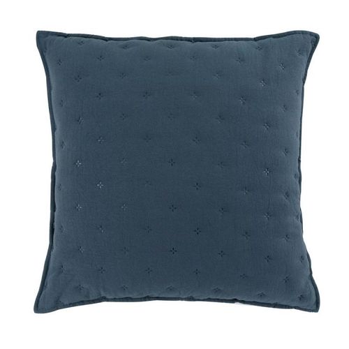 Housse De Coussin "Mellow" 40x40cm Bleu & Blanc
