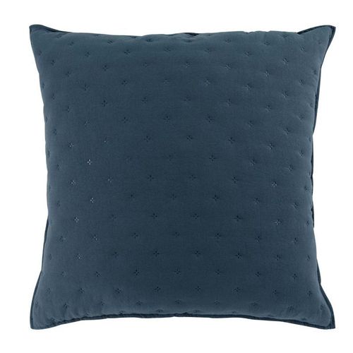 Housse De Coussin "Mellow" 60x60cm Bleu & Blanc