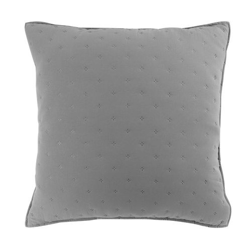 Housse De Coussin "Mellow" 60x60cm Gris & Blanc