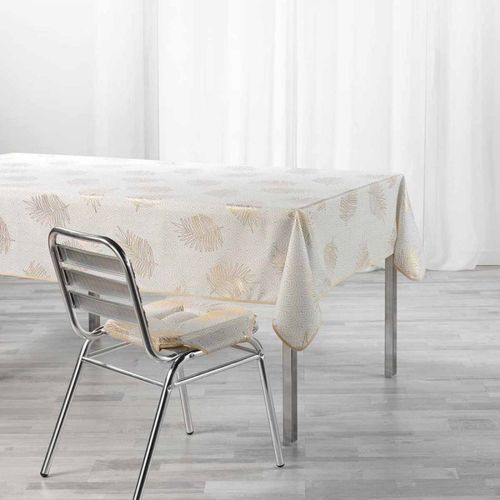 Nappe Imprimée Métallisé "Sunny Gold" 145x240cm Or