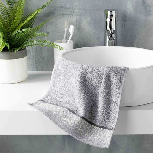 Serviette D'invité Jacquard "Belina" 30x50cm Gris