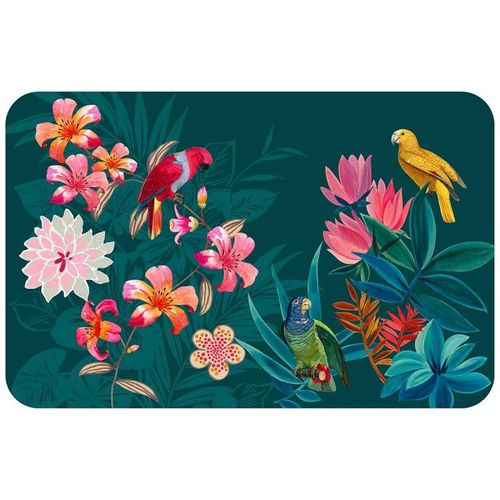 Set De Table Imprimé "Exotic Paradise" 28x44cm Bleu