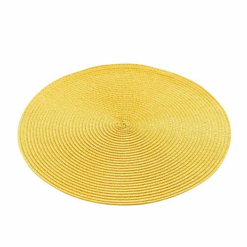 Set De Table "Zebulon" 35cm Jaune Miel
