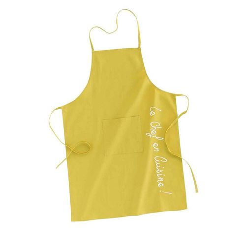 Tablier De Cuisine "Cuistot" 84cm Jaune