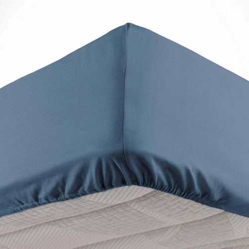 Drap Housse "Oscar" 90x190cm Bleu