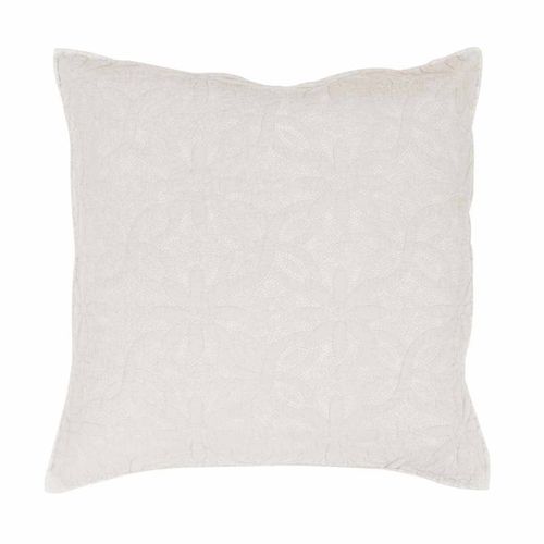 Housse De Coussin "Florette" 60x60cm Blanc