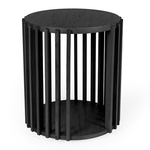 Table D'appoint Design "Drume" 58cm Noir