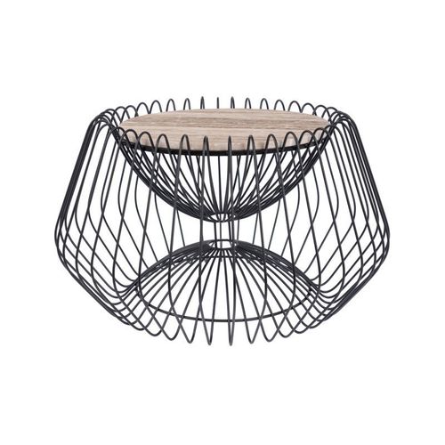 Table D'appoint Design "Malibu" 60cm Marron