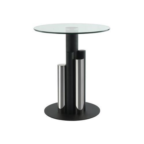 Table D'appoint Design "Paula" 50cm Argent