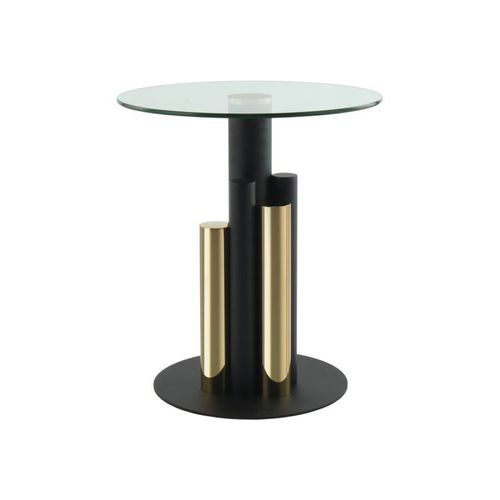Table D'appoint Design "Paula" 50cm Or