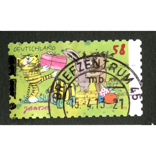Timbre Oblitéré Deutschland, Janosch, 2013, 58
